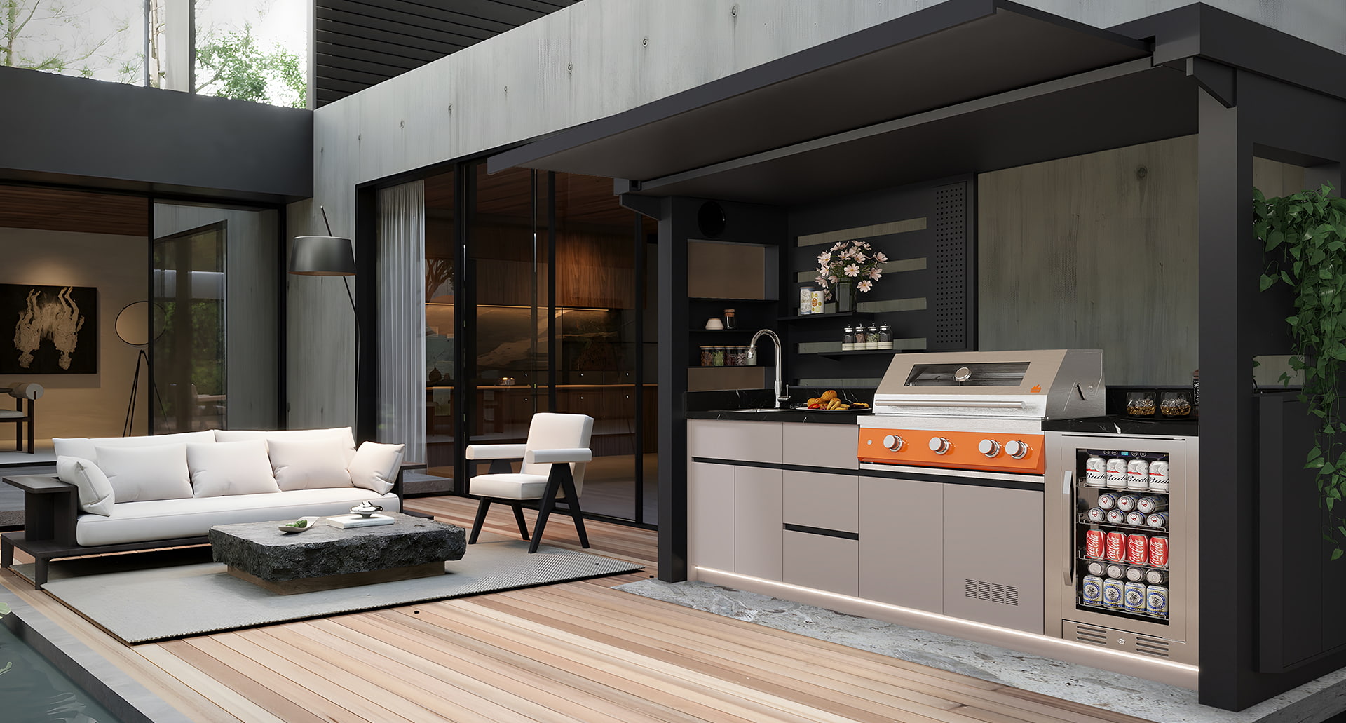 Pavilon Style BBQ Pod